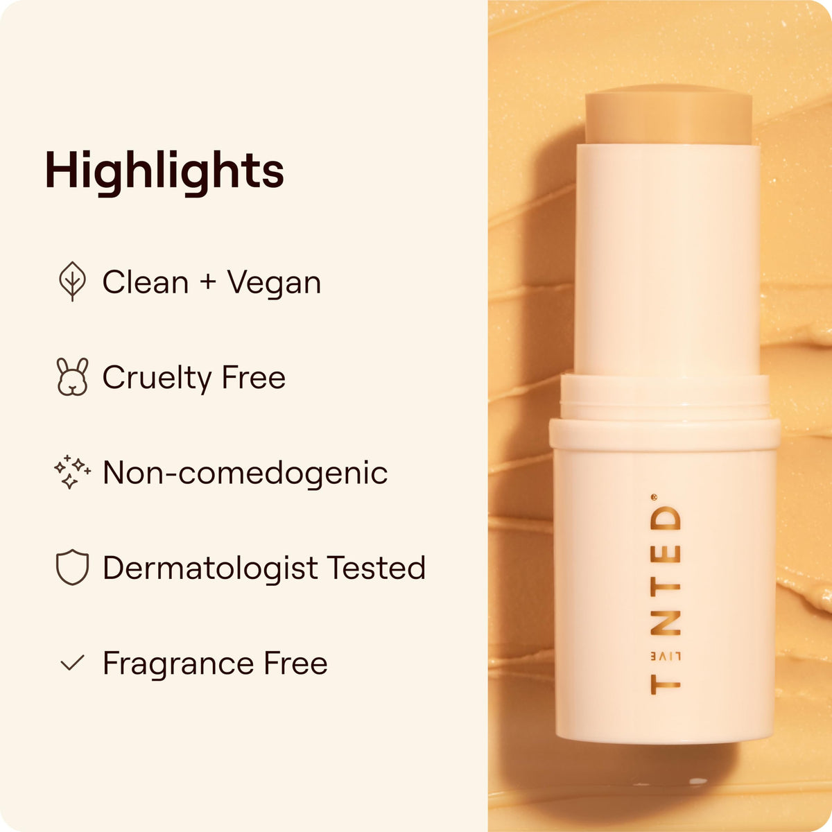Body application demo with Live Tinted Superhue for even tone