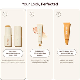Close-up of balm-to-serum texture ready to apply with Live Tinted.