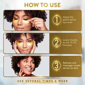 Live Wild Beauty PatchRx Gold under-eye patches travel-friendly kit ideal for on-the-go hydration
