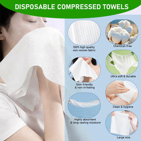 LiveFull nonwoven towels—ultra-soft and skin-friendly for daily care.