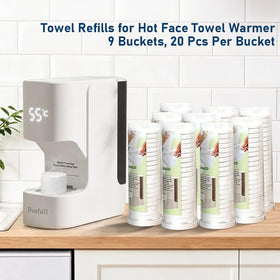 LiveFull towels per bucket provide twenty towels for steady supply.