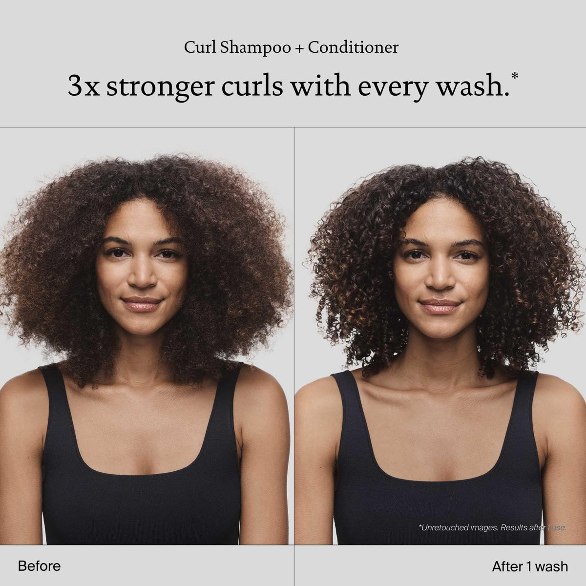 Living Proof Curl Conditioner pump for easy dispensing during detangling.