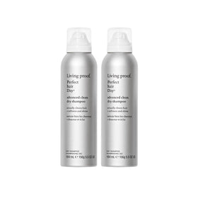 Living Proof Dry Shampoo bottle 5.5 oz showing compact packaging for quick refresh