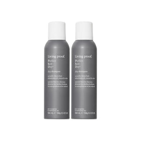 Living proof dry shampoo bottle front view for on-the-go refresh