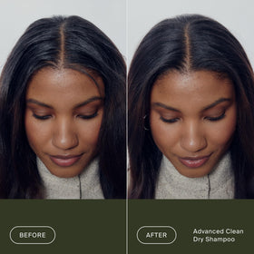 Living Proof Dry Shampoo no residue look on hair between washes