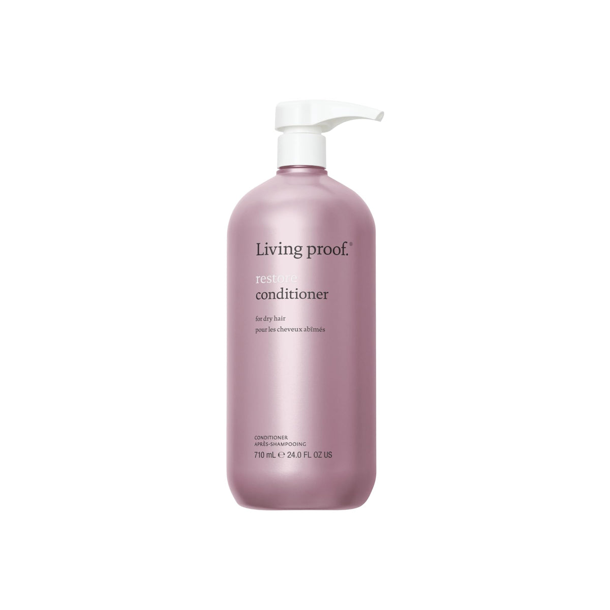Living Proof Restore Conditioner bottle boosts smoother, shinier hair.