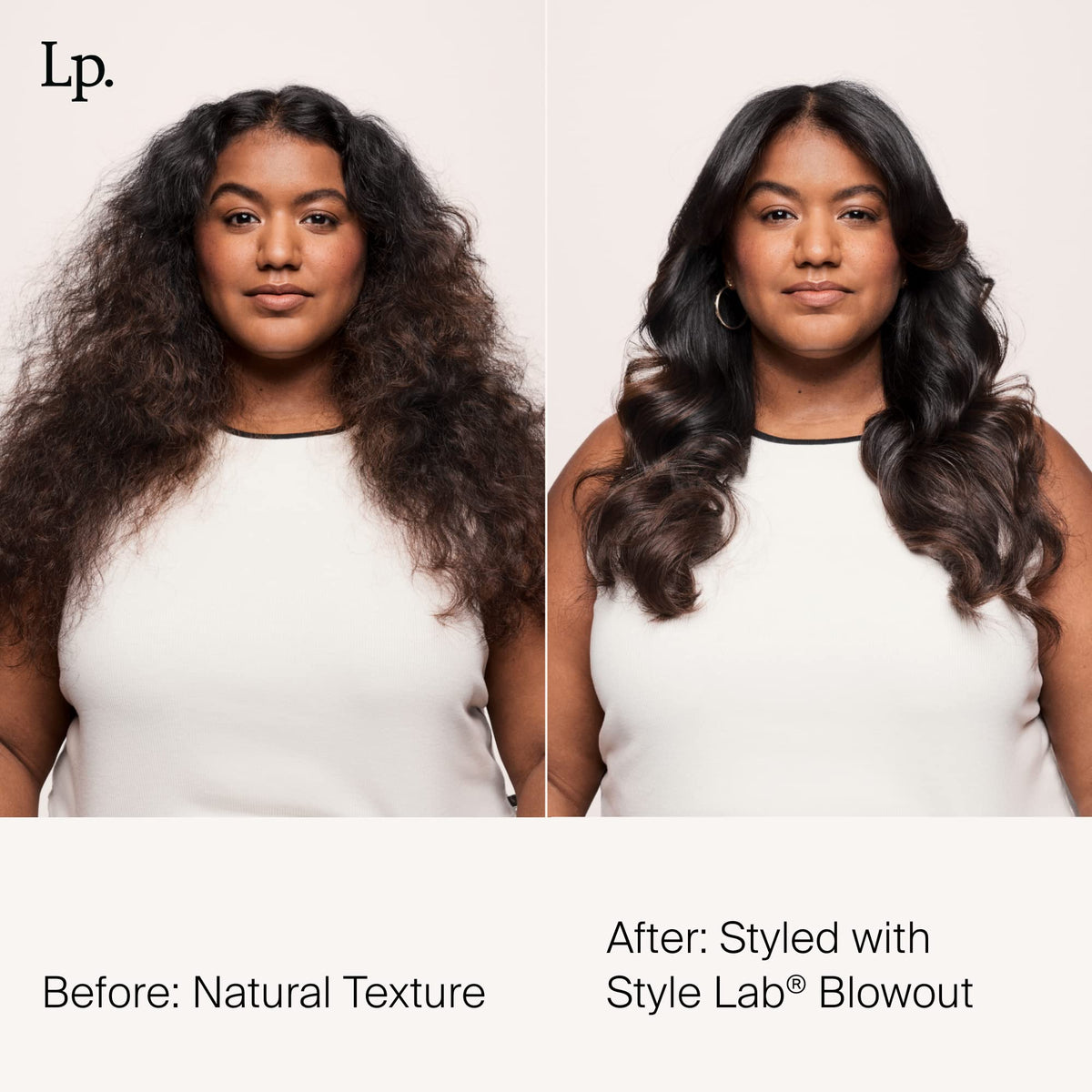 Living Proof Style Lab hair-styling session image showing smooth, long-lasting results.