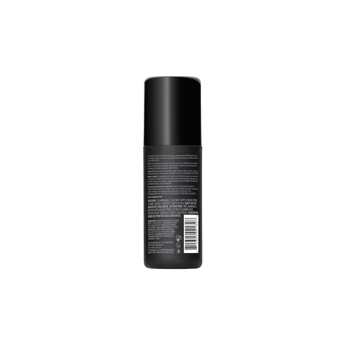 Living Proof Style Lab mist for even distribution and lightweight hold.