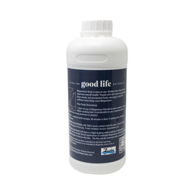 Living the Good Life Naturally magnesium soak in skin-care scene for moisturized, refreshed skin