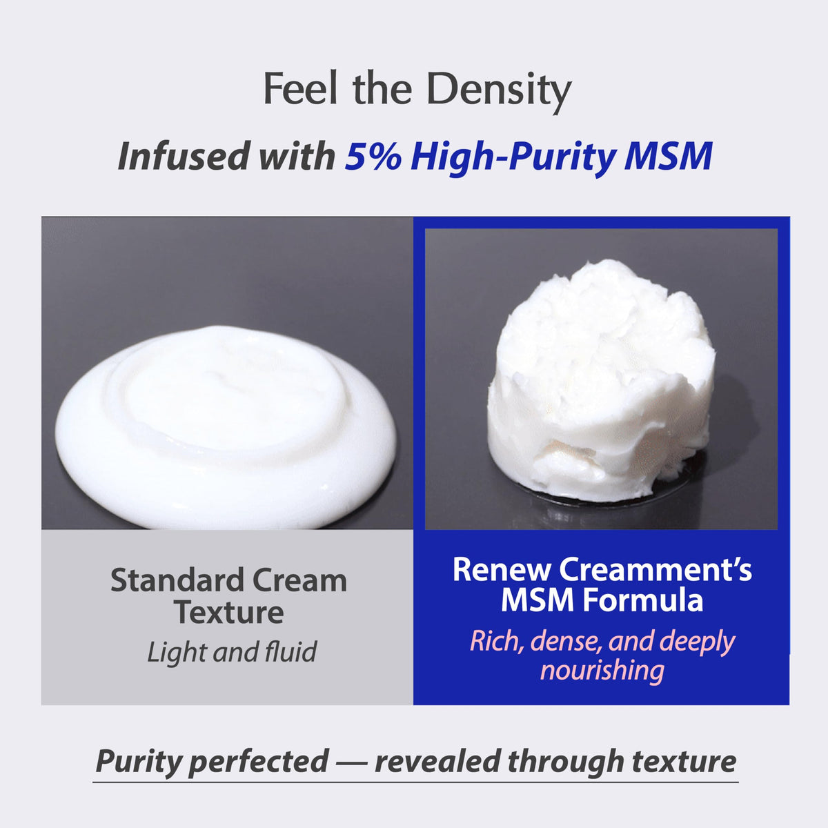 Livreome cream applied to cheek demonstrates gentle, soothing daily use.