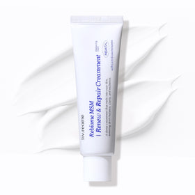 Livreome MSM Sulfur-Redness Cream label signals gentle use for sensitive skin.
