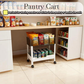 LIWNYRK large-capacity two-tier design maximizes storage.