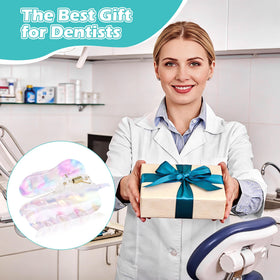 LiYiQ dental tooth clip on model showcasing versatile styling options.