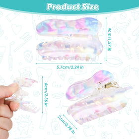 LiYiQ dental tooth motif clips packaged with gift cards for festive presentation.