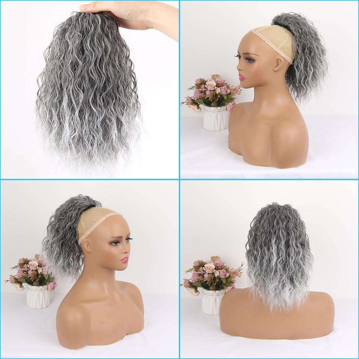 Liyouda multi layer curls create dimension for casual or formal looks.