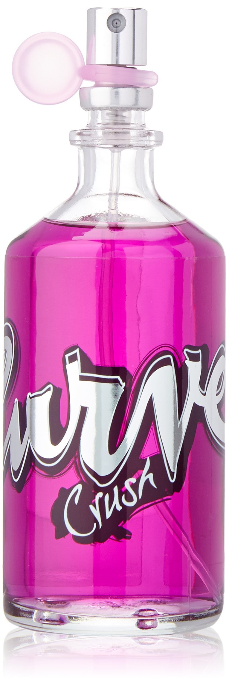 Liz Claiborne Curve Crush bottle, a fruity floral fragrance for romantic wear