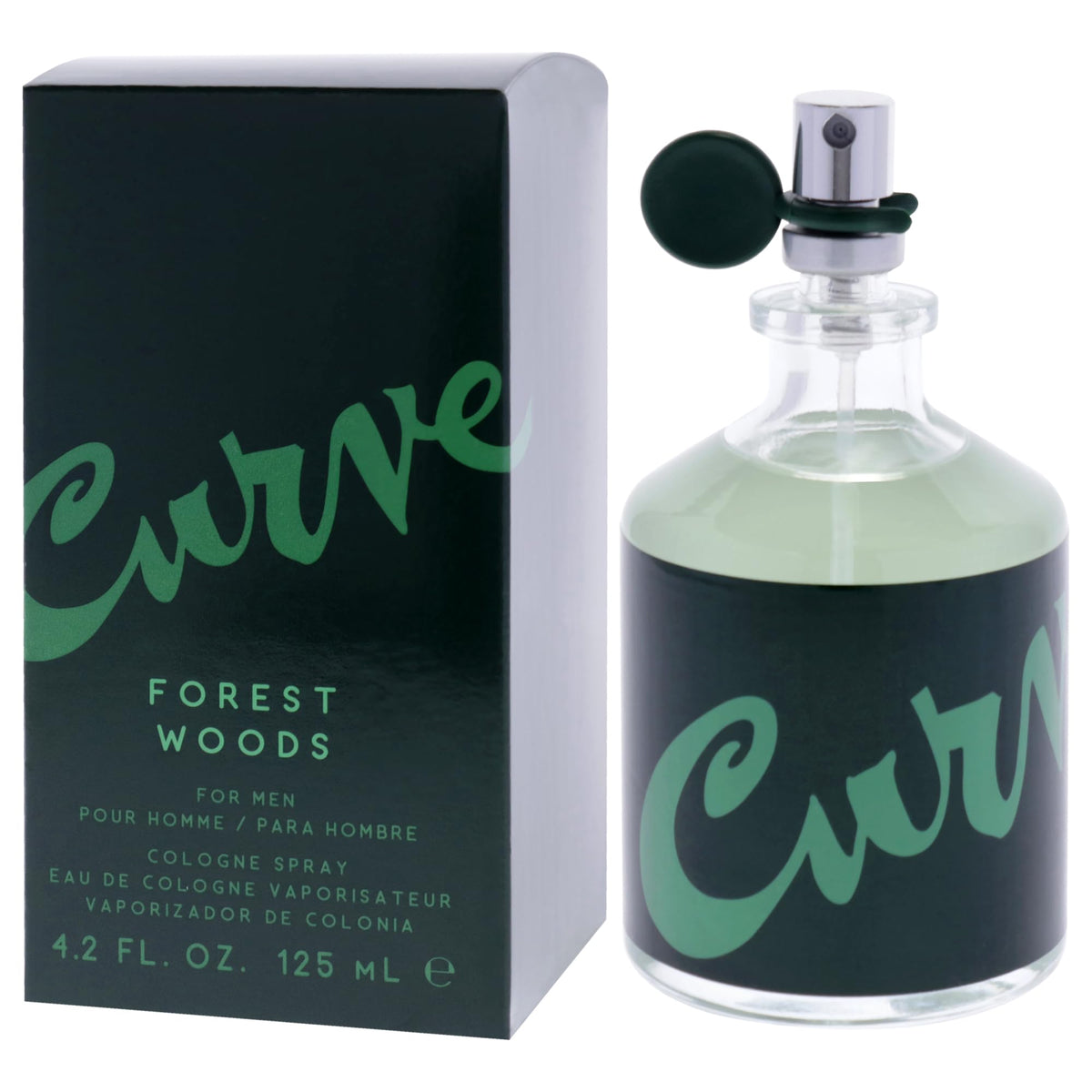 Cap detail of Liz Claiborne Curve Forest Woods bottle