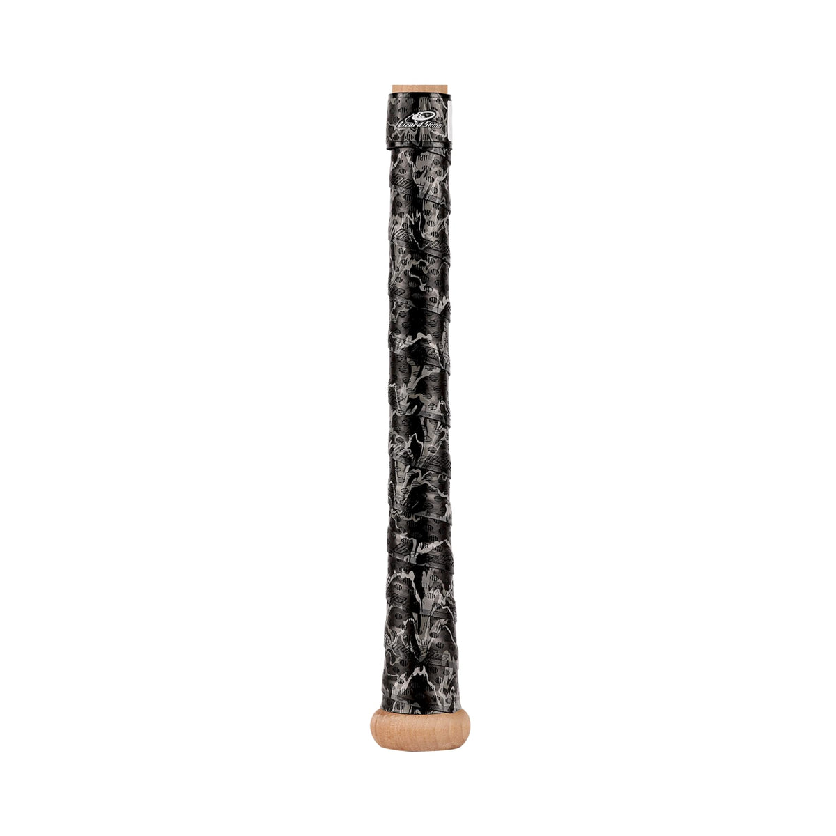 Lizard Skins DSP Ultra Bat Grip carbon camo, in-package view with adhesive back