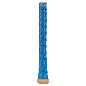 DSP Ultra Bat Grip Polar Blue on a bat shows full adhesive back for easy install