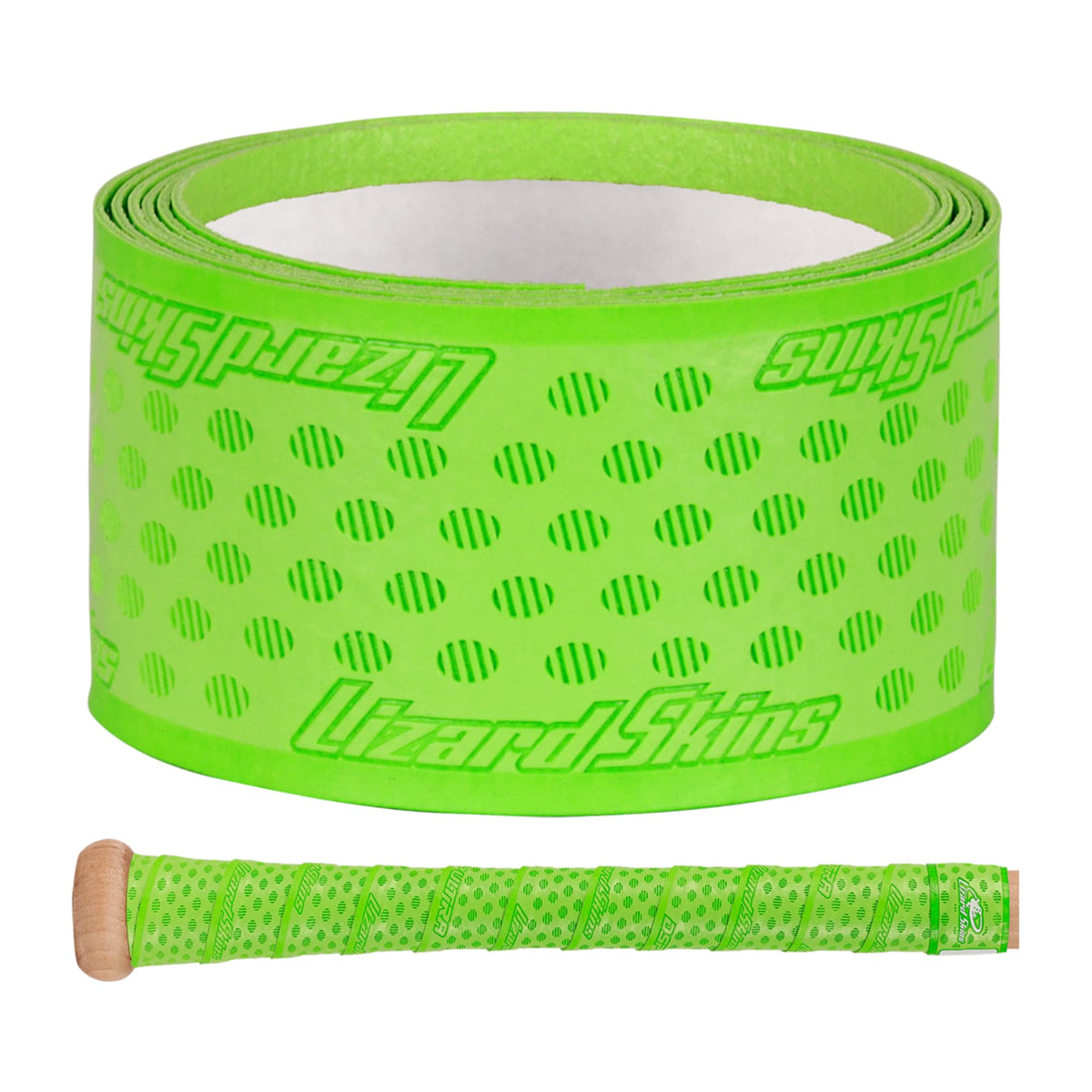 Lizard Skins DSP Ultra bat grip side view highlighting slim 0.5 mm thickness.