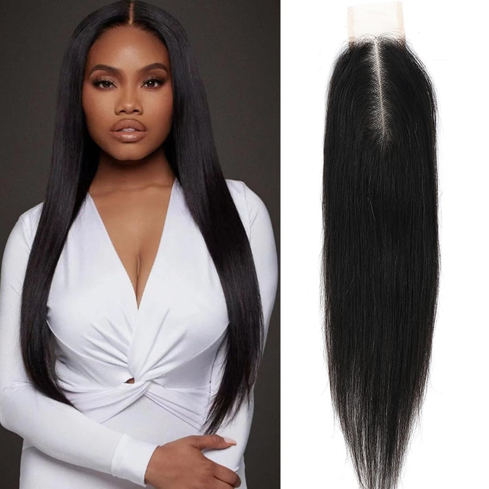 Lizourey 2x6 hd closure skinlike transparent blends with scalp for natural look