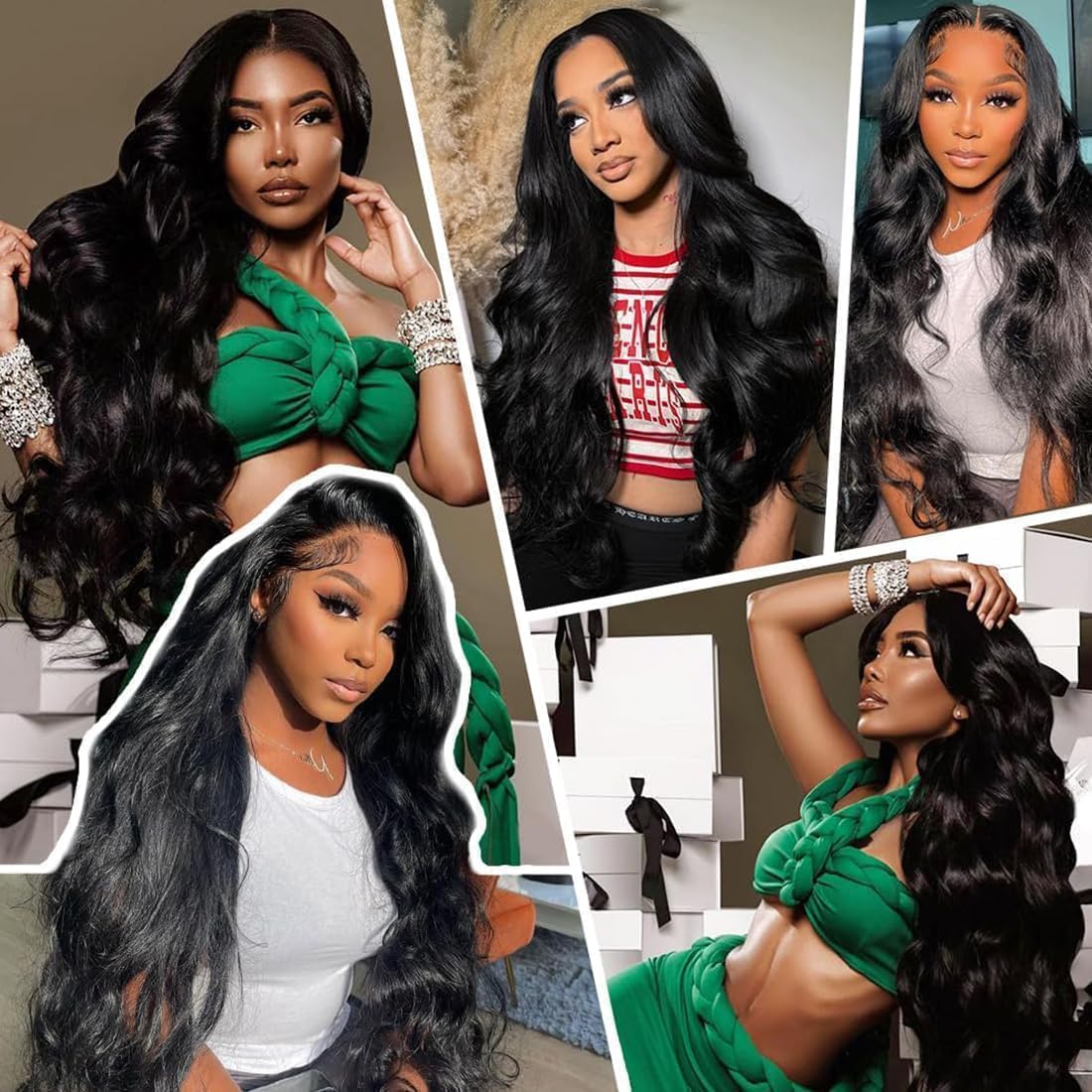 Lizourey body wave closure supports dyeing and heat styling safely