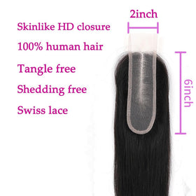 Lizourey Kim K closure natural hairline preplucked for easy installation