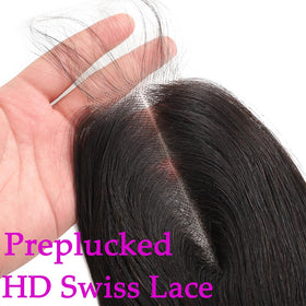 Lizourey Skinlike HD lace closure blends with all skin tones