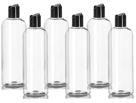 ljdeals cosmo round clear bottle with sleek silhouette for premium cosmetics