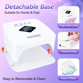 LKE cordless UV nail lamp battery pack for wireless operation