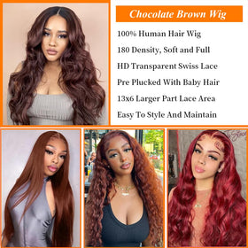 LKJY Brazilian virgin hair wig for versatile wear