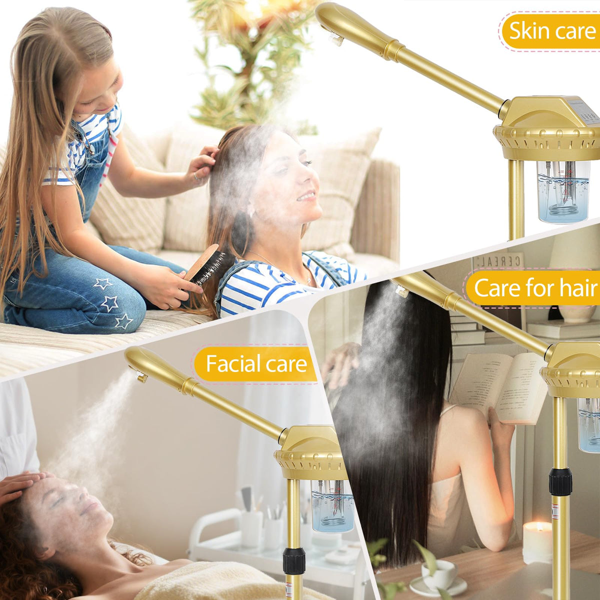 LKT COBTAC compact professional steamer setup for salon-ready use.