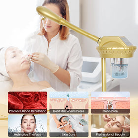 LKT COBTAC deep cleansing steam session for a refreshing facial routine.