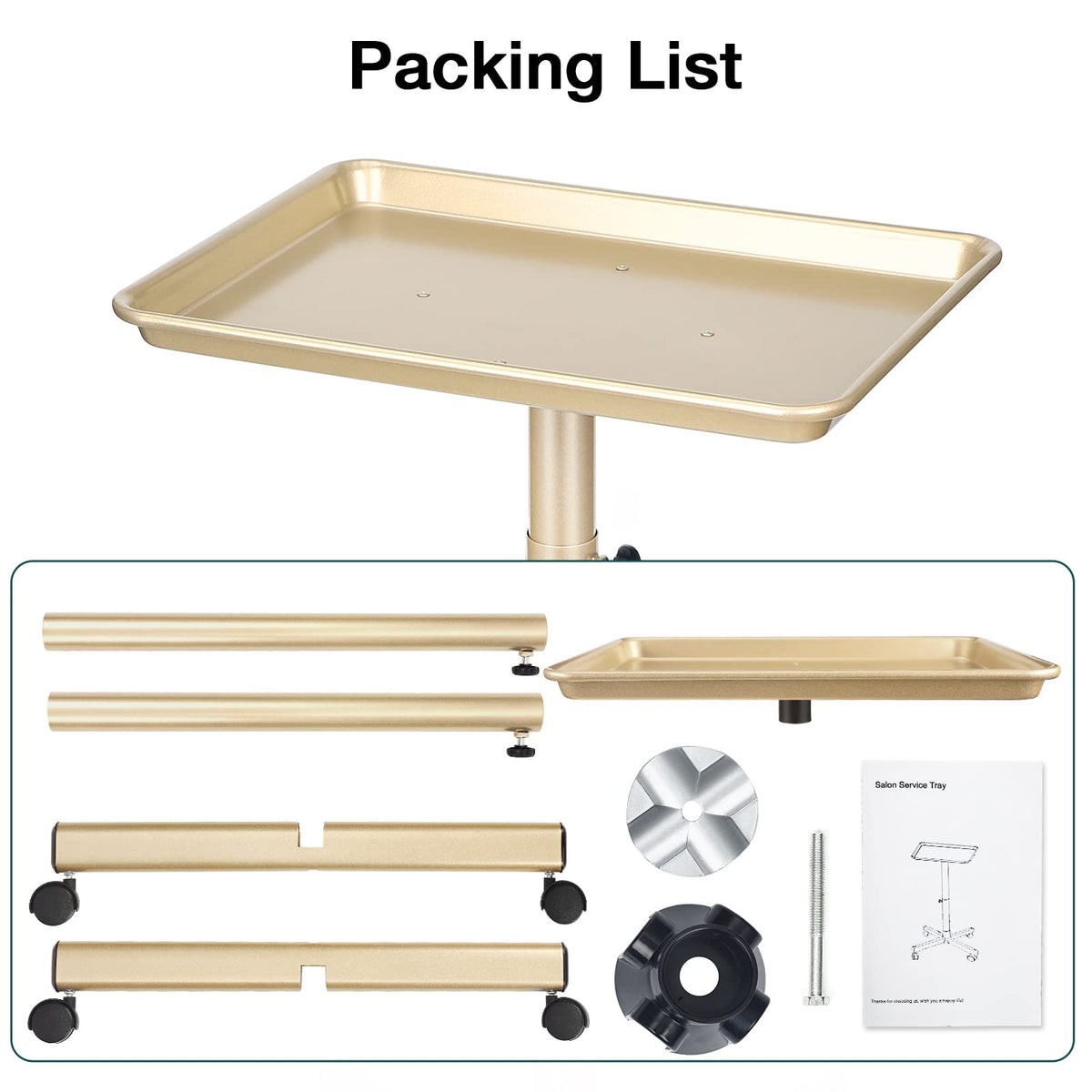 Easy assembly with clear instructions for quick setup