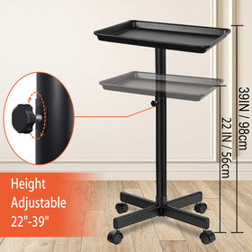 LKT COBTAC height-adjustable tray offers flexible reach for treatments.