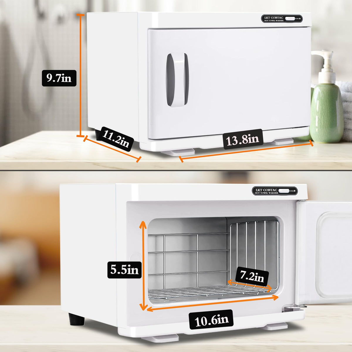 Compact home-use cabinet fits countertops without clutter.