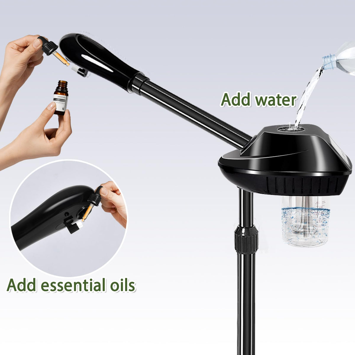 LKT COBTAC water reservoir access for quick refills before use.