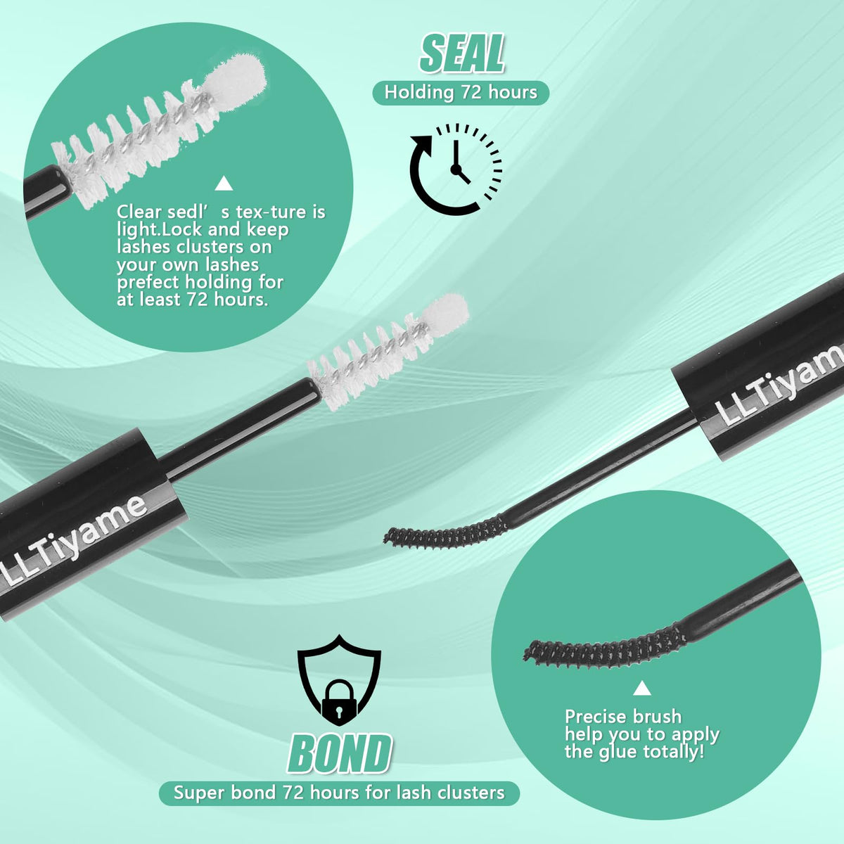 LLTiyame lightweight PBT-fiber lashes feel barely there