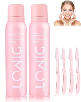 LMDGDS hair identifier spray face - clear visual aid for precise shaving