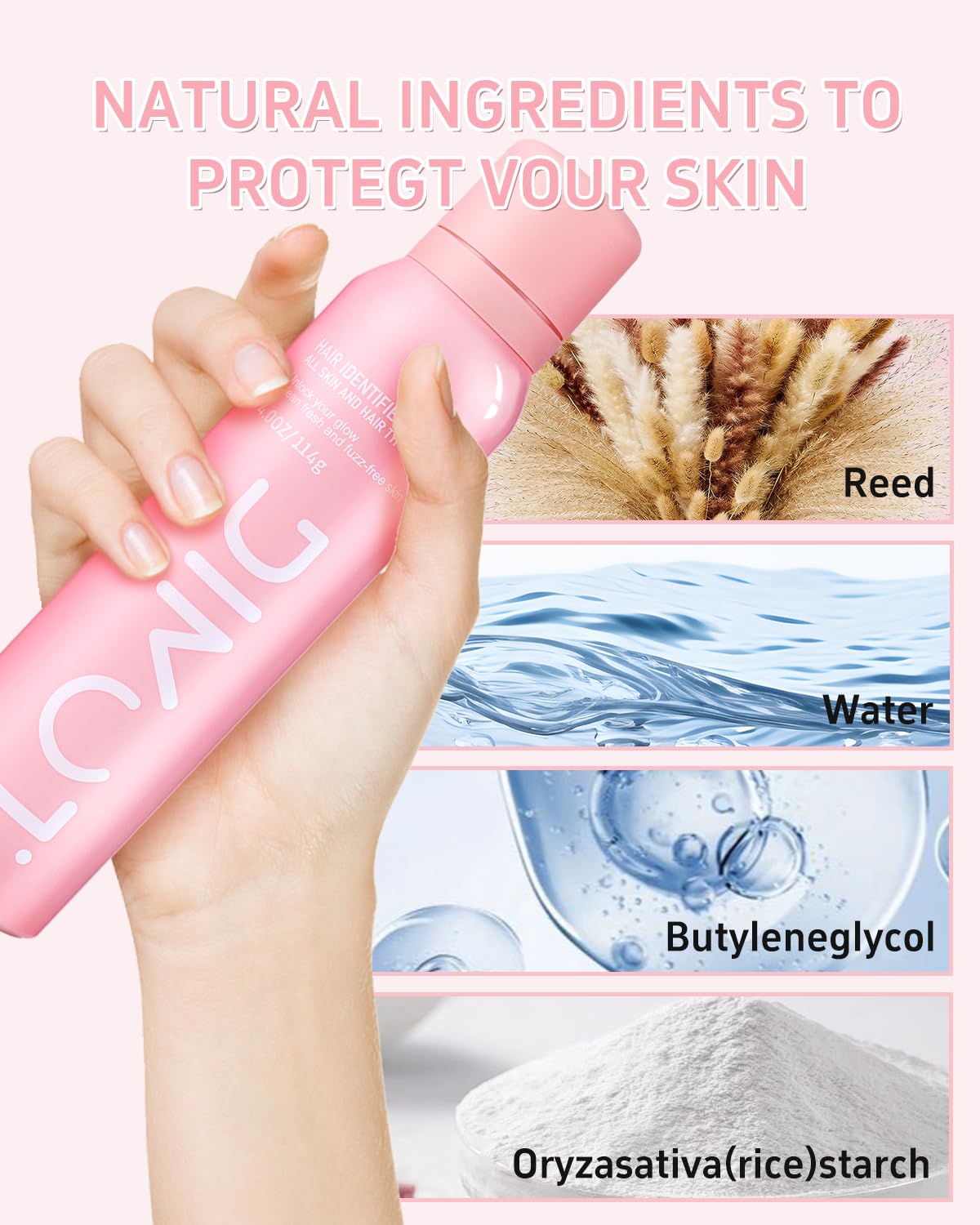 LMDGDS post-shave fragrance spray - refreshing finish with light scent
