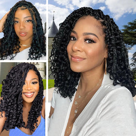 LMZIM crochet hair lightweight for all-day wear.