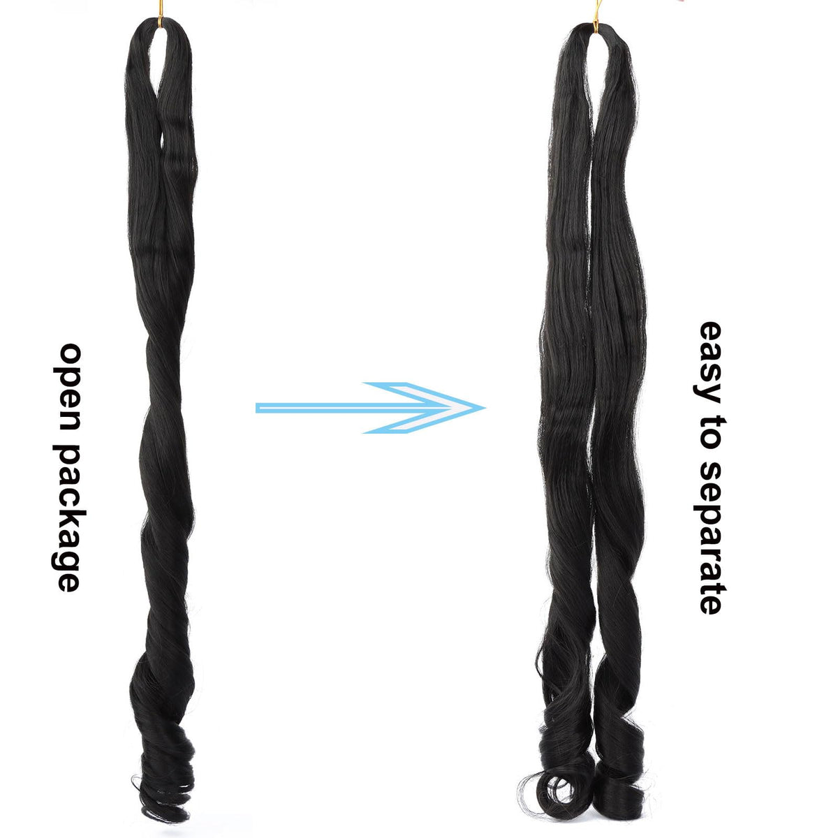 LMZIM eight-pack crochet hair bundle for full-head installs