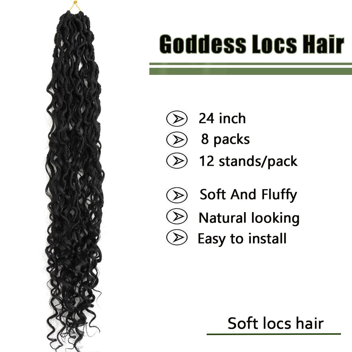 LMZIM River Locs with curly ends add natural texture.