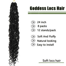 LMZIM River Locs with curly ends add natural texture.