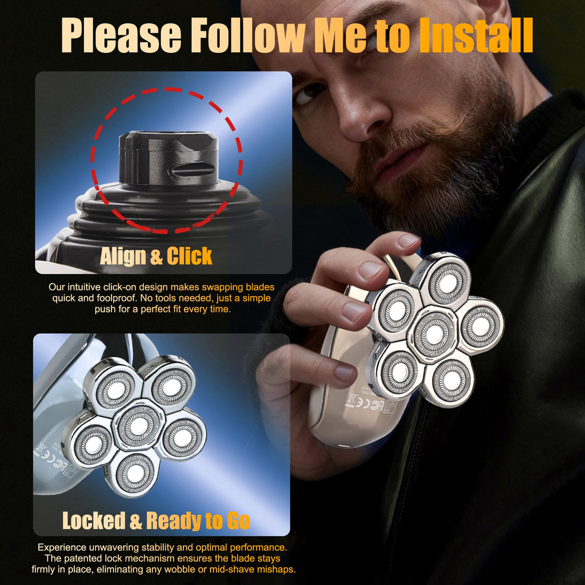Lnauy easy-to-replace head design simplifies maintenance and setup.