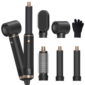 LNSTN Blow Dryer Brush 5-in-1 in use for fast drying and versatile styling.