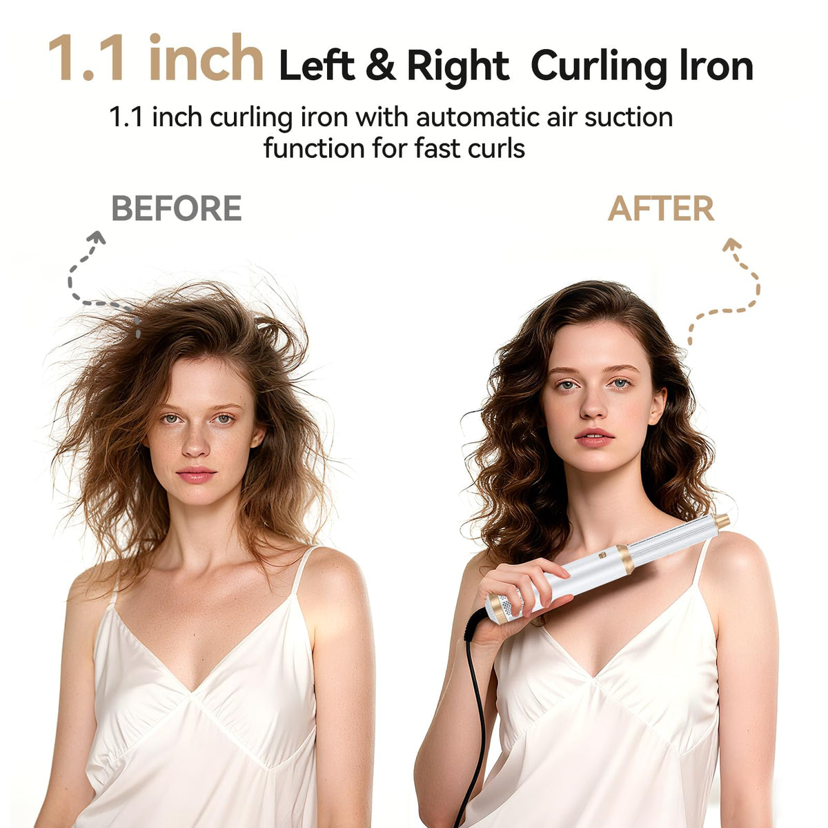 LNSTN attachments collection displaying interchangeable styling heads for variety.