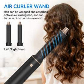 LNSTN Blow Dryer Brush ionic heat-damage control for smoother results