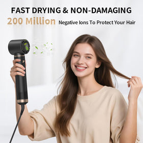 LNSTN smoothing brush attachment for sleek, salon like shine.