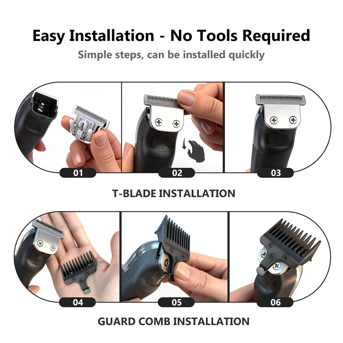 Loarysk 3mm guard comb for medium-length trim